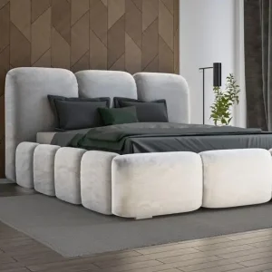 Cama tapizada Dubai 2pz