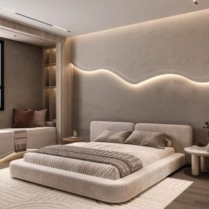 Cama Tapizada Barcelona.